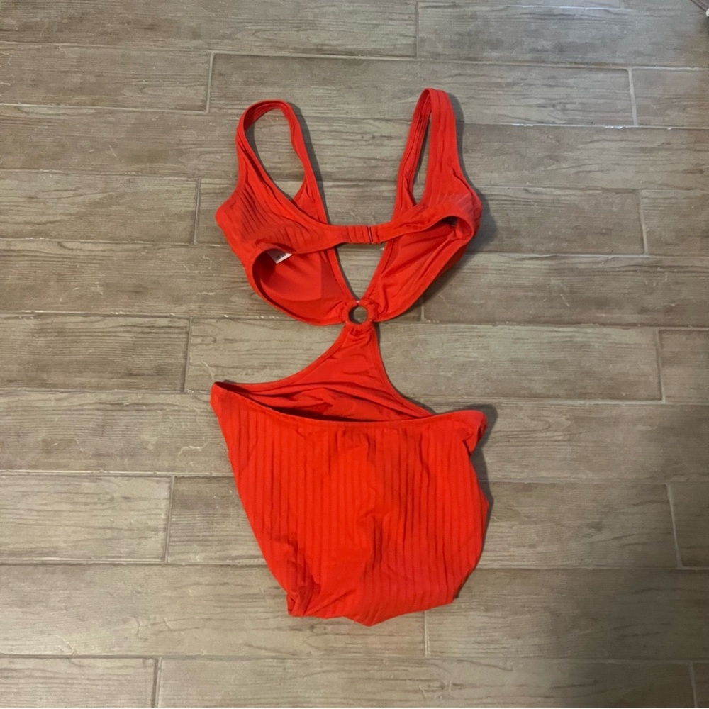 Aerie Red One Piece Swimsuit - Picture 3 of 4